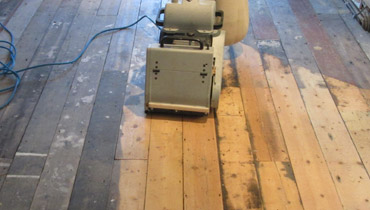 Sanding hardwood planks | Slough Floor Sanding